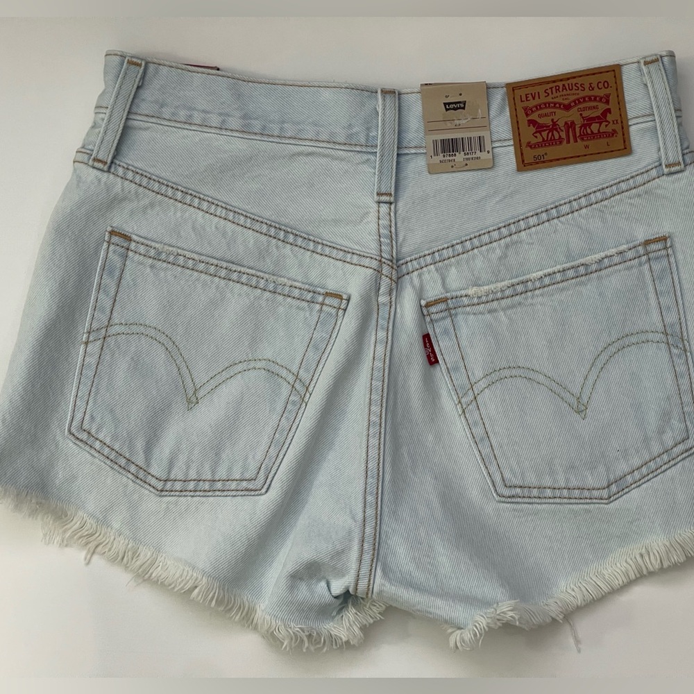 Levi's 501 Original High Rise Denim Shorts NWT size 25